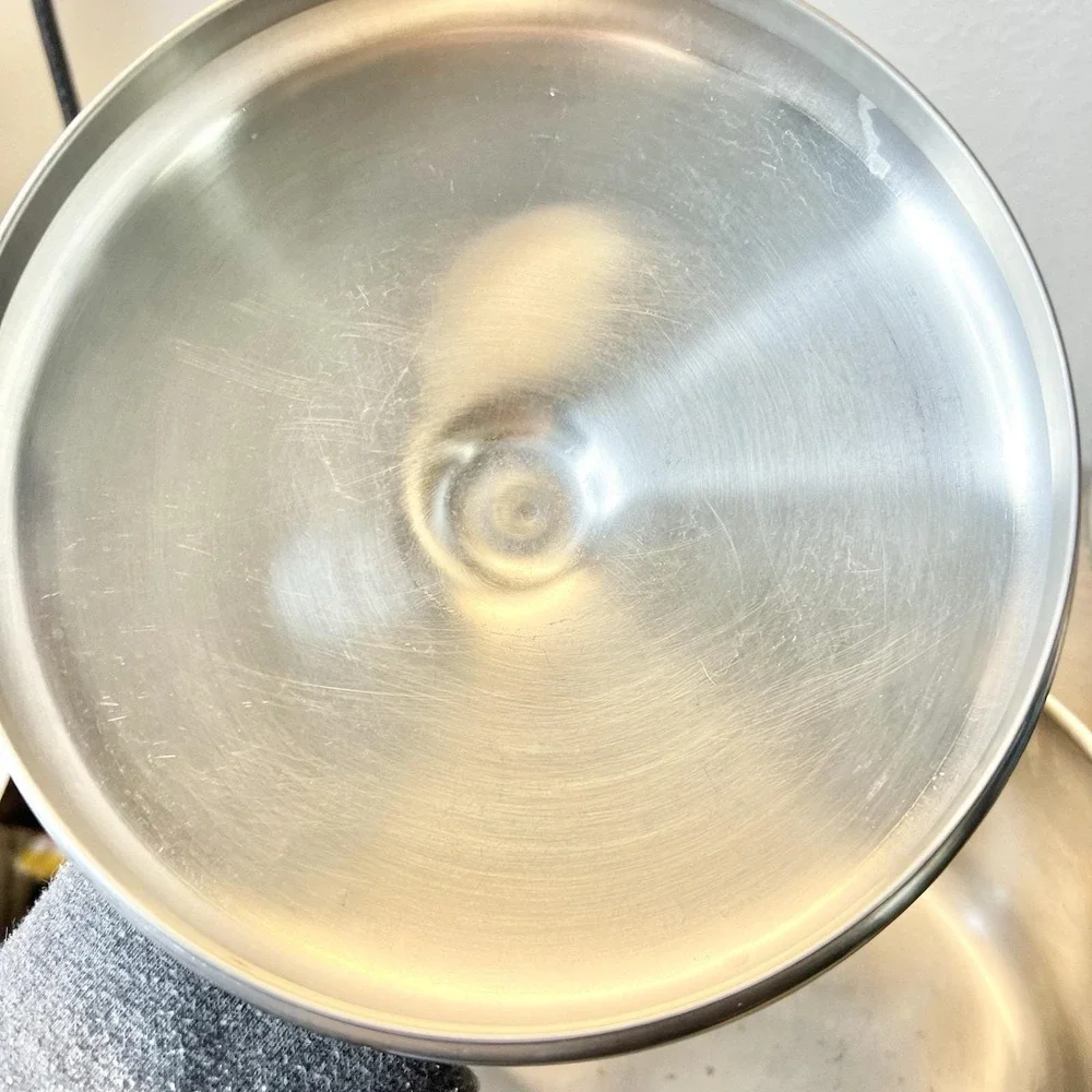 Vintage Presto PC 2 QT‎ Aluminum Saucepan Double Boiler Steamer Insert Set USA
